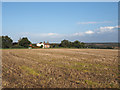 Stubble field at Ashdon in CB10 2HJ
