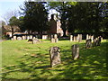 Gravestones in St Mary's Churchyard in PE11 3UB