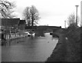 Honeystreet Bridge and wharf, Kennet and Avon Canal in SN8 4LE