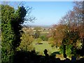 Looking north-west from St Peter and St Paul's church, Ellesborough in HP17 0UB