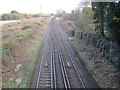 View south of Capenhurst station in CH66 2HN