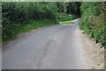 Pilgrims' Way approaching Bulltown Corner in TN25 5HJ