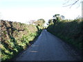 Lane heading north east in TR2 5LR