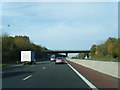 M4 westbound at Knight's Farm in RG17 7BA