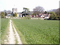 Footpath to Hambledon church in PO7 4RT