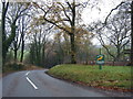 Gisburn Road at Forest of Bowland boundary in BB7 4UN