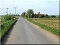 The road from Tumby Woodside to Mareham Le Fen in PE22 7RZ