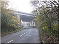 Rockley Lane passes under the M1 motorway in S75 3AS