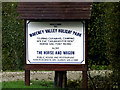 Waveney Valley Holiday Park sign in IP21 4QF