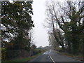 B5126 near Plas Newydd, the main road before the A55 in Sir y Fflint - Flintshire