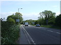 Bristol Road approaching roundabout in TA9 4HB