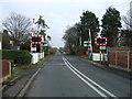 Level crossing on Lytham Road, Moss Side Railway Station in FY8 4NE