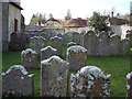 Churchyard at St Andrew's Church, West Dean in PO18 0RB