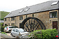Corton Denham: waterwheel at Whitcombe Farm in DT9 4LT