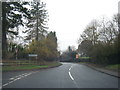 A534/Old Coach Road junction in Broxton