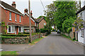 Lower end of the High Street, Meonstoke in SO32 3AJ
