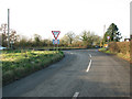 Tuddenham Road/Swanton Road junction in NR20 4LT