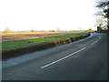 The B1147 (Tuddenham Road) past Gooch's Cottages in NR20 3EZ