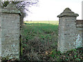 Field of rape through the gate in the wall in NR20 4JS