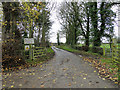 Entrance to Old Hall Farm, Mattishall in NR20 3UY