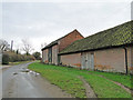 Roadside farm buildings at Peaseland Green in NR20 3DZ