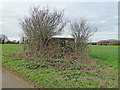 Disguised WW2 hexagonal pillbox at Lyng Easthaugh in NR9 5BQ