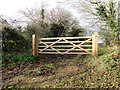 New field gate at Greenacres Farm in NR9 5BZ