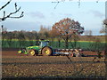 Ploughing on Litcham Heath, Norfolk in PE32 2SP