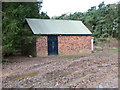 Pump house beside bridleway in PE32 2EN