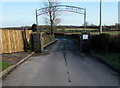 Laleston Cemetery entrance in Laleston Community