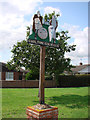 Carlton Colville village sign in NR33 8LQ