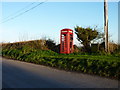 Telephone box, Battisborough Cross in PL8 1JT