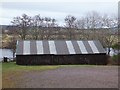 Boat shed by the Conon at Clachuile in IV14 9EB