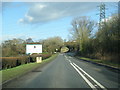 Usk Road at Monmouthshire county boundary in NP18 1LP