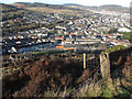 Penygraig from Mynydd Dinas in CF40 1QT