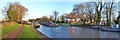 Boveney Lock from upstream in SL4 6QQ