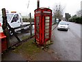 Derelict telephone box in Wormelow Tump in HR2 8HW