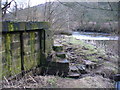 Sluice gates on bank of River Aire in BD16 2AF