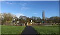 Lyme Valley Park: play area in ST5 1HA