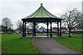 Jubilee Bandstand in Sanders Park, Bromsgrove, Worcs in B61 7BP