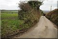 Country road south of Mitchell in TR8 5BA
