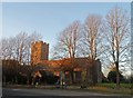Late afternoon light on St Michael's, Farthinghoe in NN13 5NZ