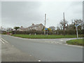 Junction at top of Llanasa Road in Llanasa Community