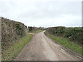 Farm track near Ty'n-y-caeau Llanasa in CH8 9ND