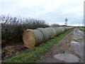 Straw bales beside Howbeck Lane in DN22 9NA