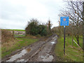 Farm Track near Celston Hall Farm in CH8 9NE