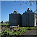 Silos at Westley Lodge Farm in CB8 0UL