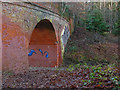 Disused railway bridge in RG45 6BF