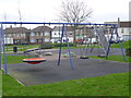 Playground seen from Odessa Road in E7 0AH