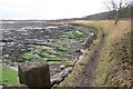 Coast path, Gosford Bay in EH32 0PT